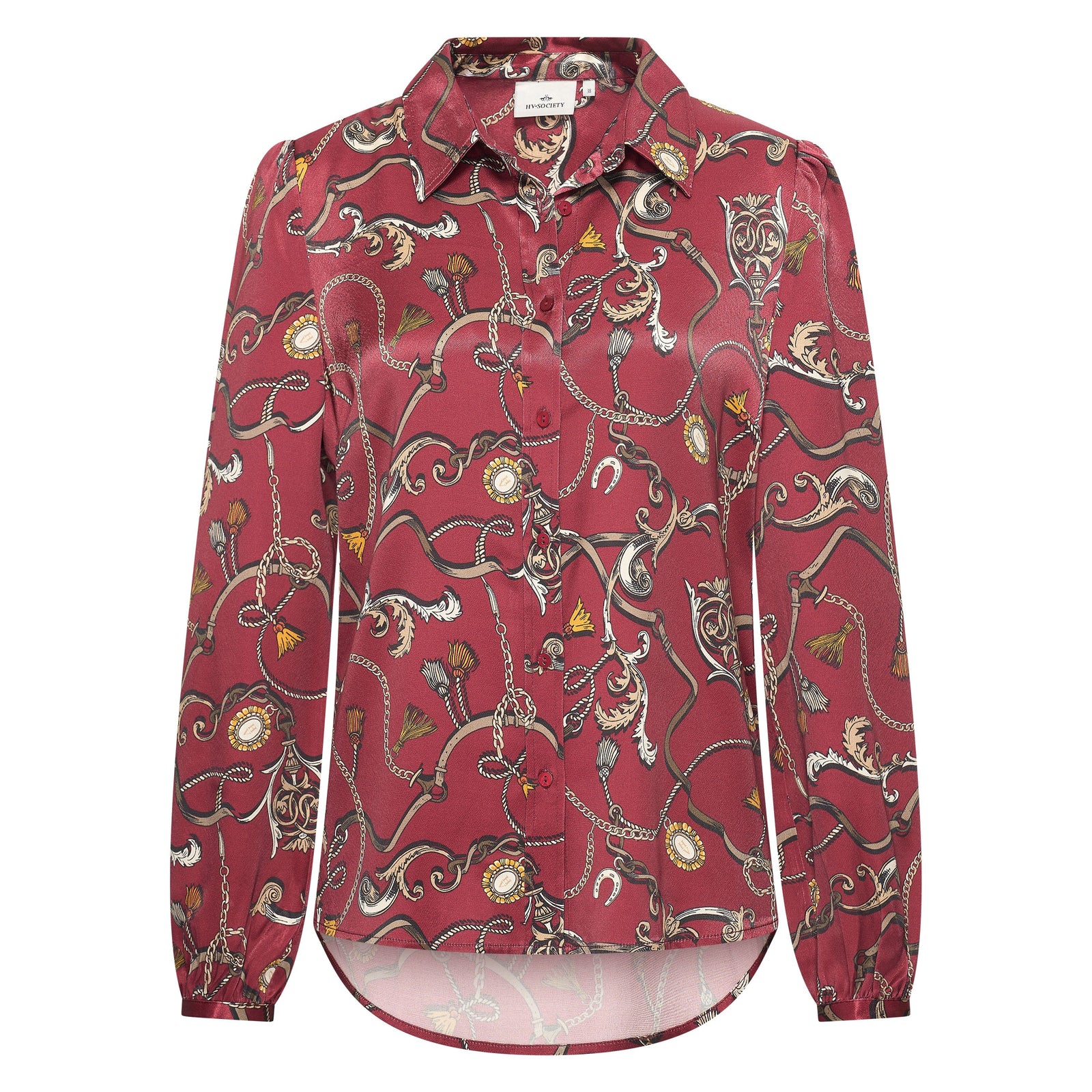 Hv Society - Blouse - Burgundy