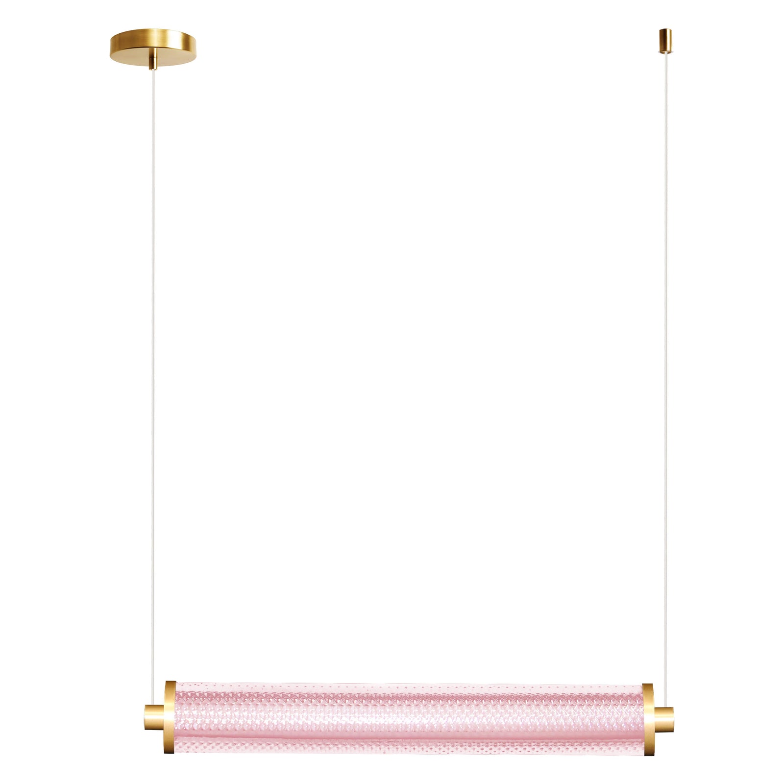 Tiffany Suspension Horizontale - Rose Spinelle
