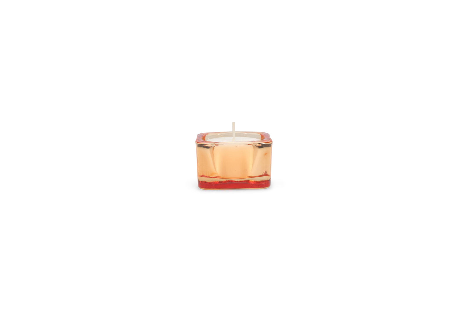 Ona - Tealight holder 5x5cm tangerine Mood - set/2