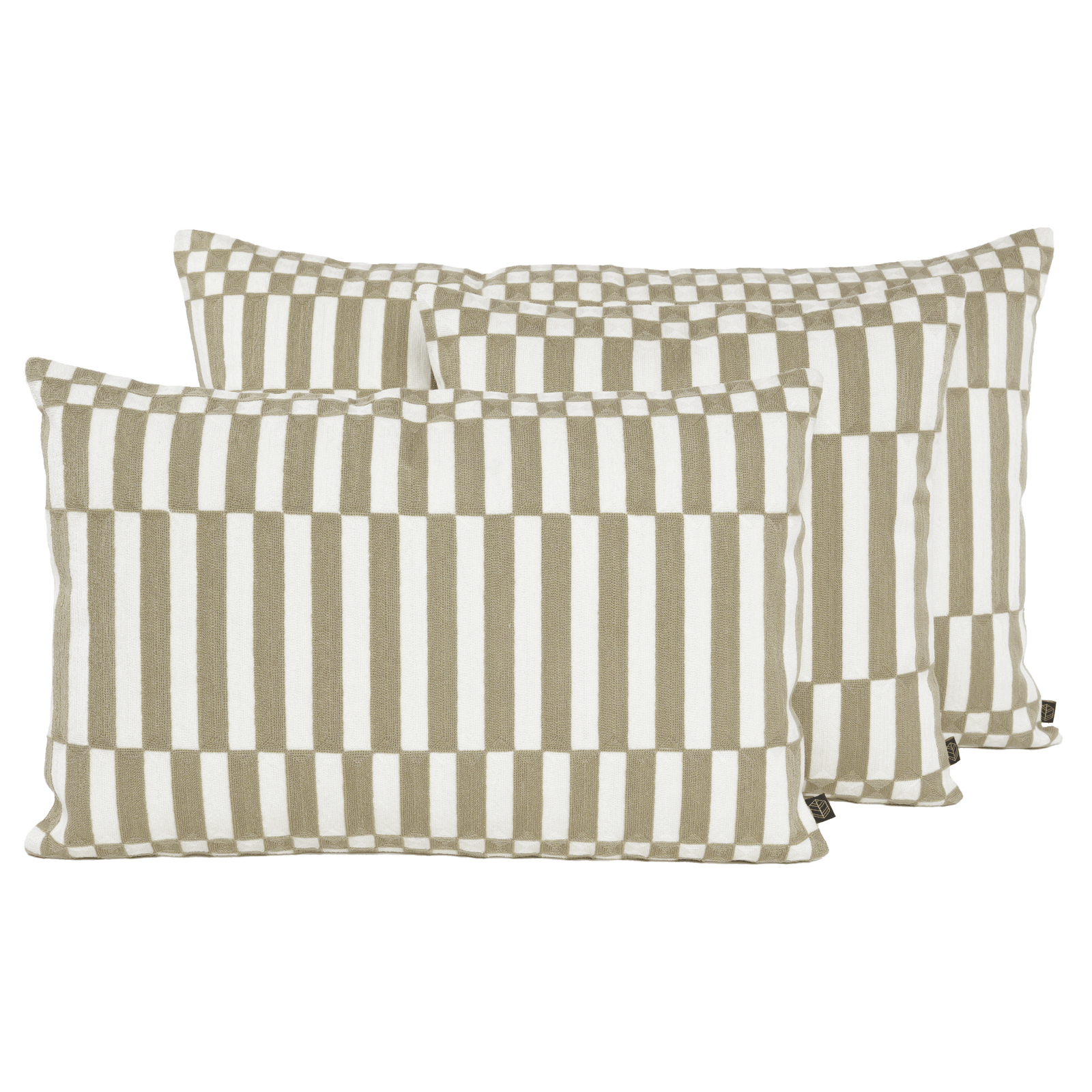 Kussensloop - Cancun En Coton Brodé - Lin