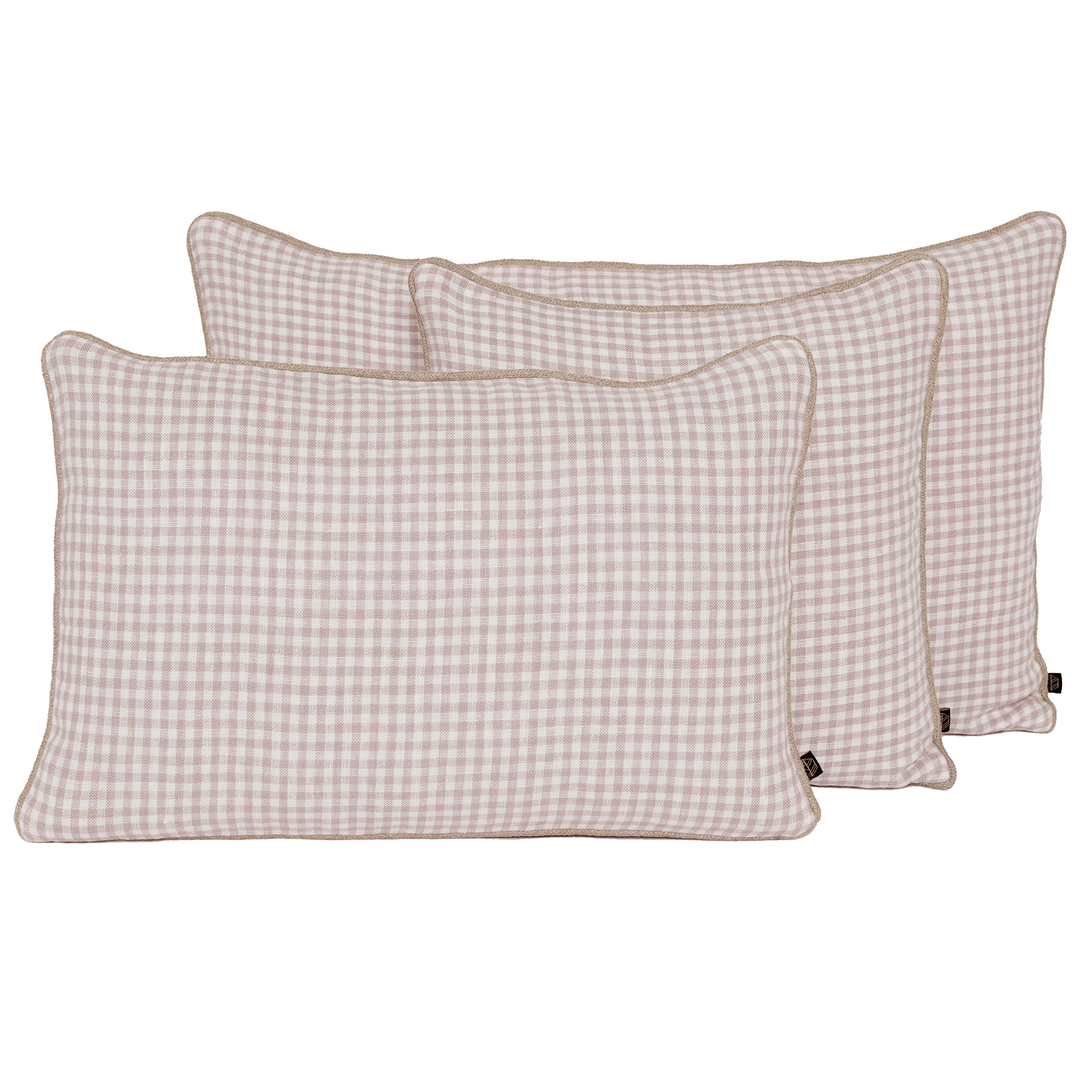 Housse De Coussin - Piana En Lin Tissé - Petale