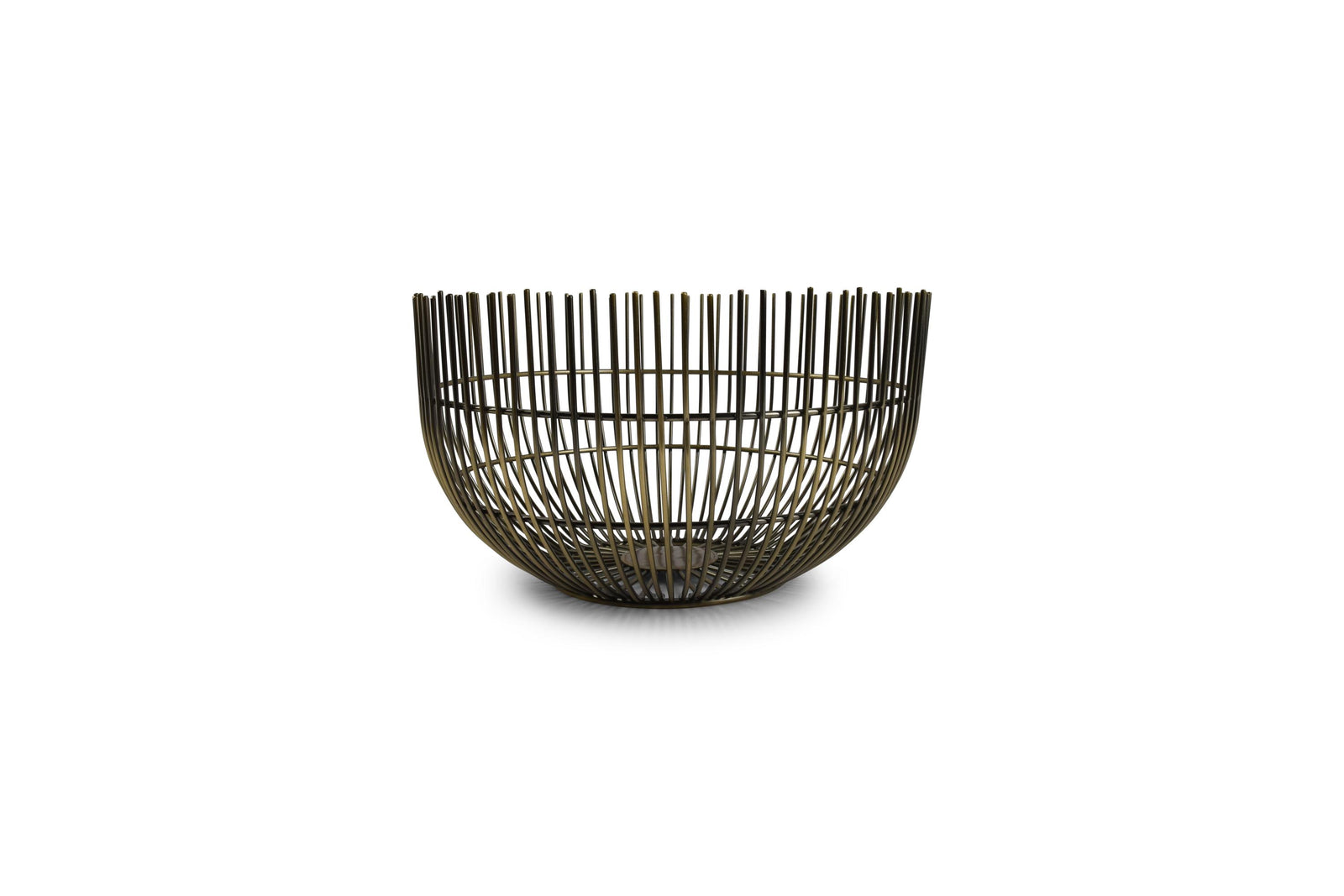 S&P - Draadmand 21xH12cm vintage goud Iris