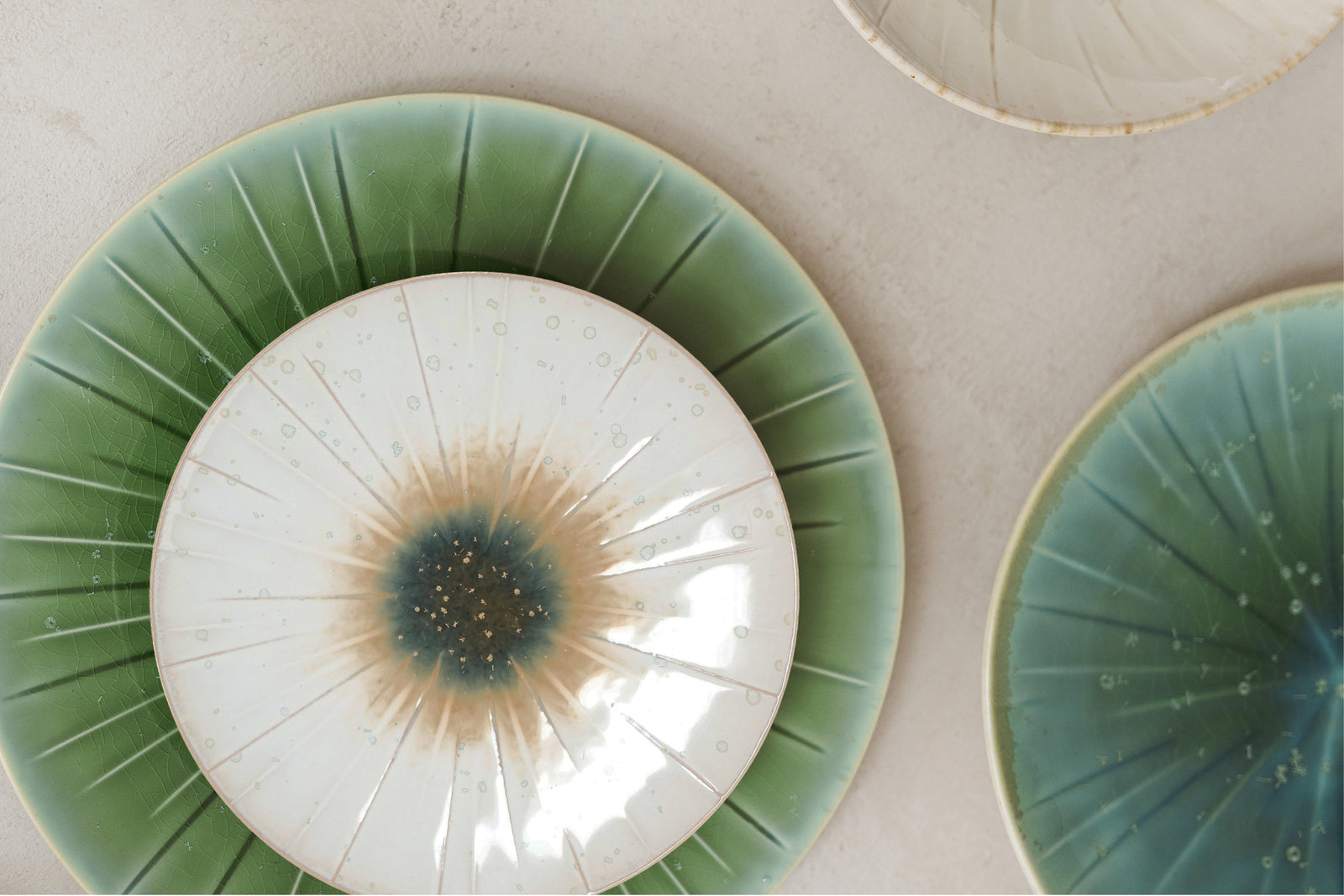 S&P - Plat bord 21cm wit Eclipse - 1 SET - 4 stuks