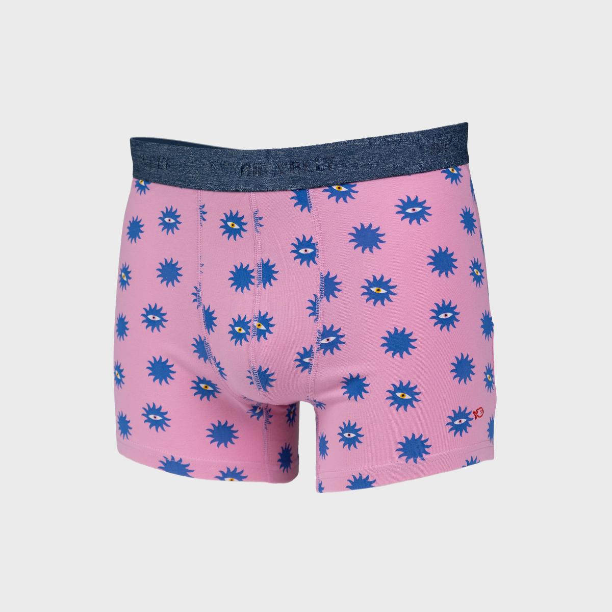 Boxershort van biologisch katoen - Suneyes - Roze