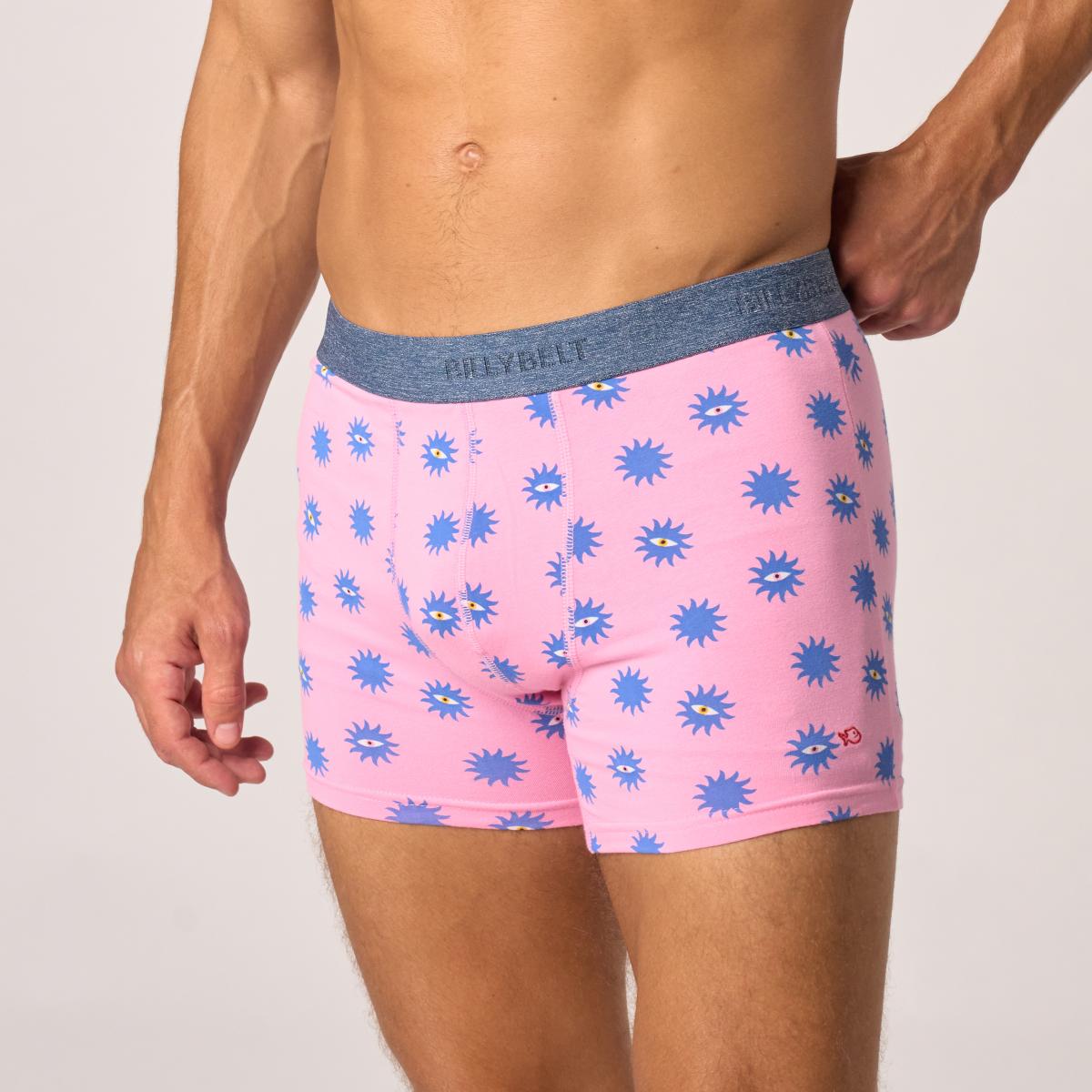 Boxershort van biologisch katoen - Suneyes - Roze