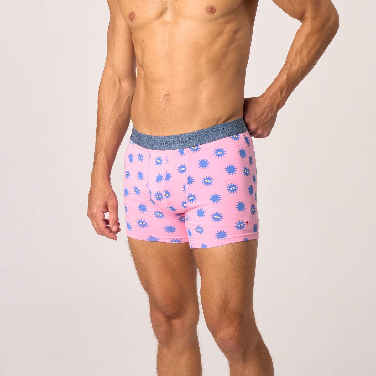 Boxershort van biologisch katoen - Suneyes - Roze