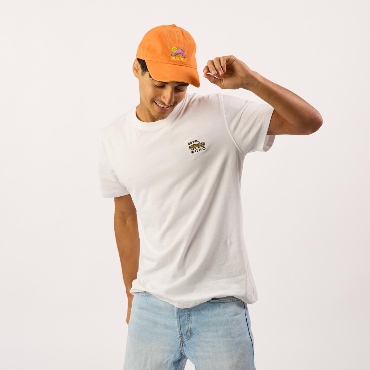 Casquette en coton unie - Orange