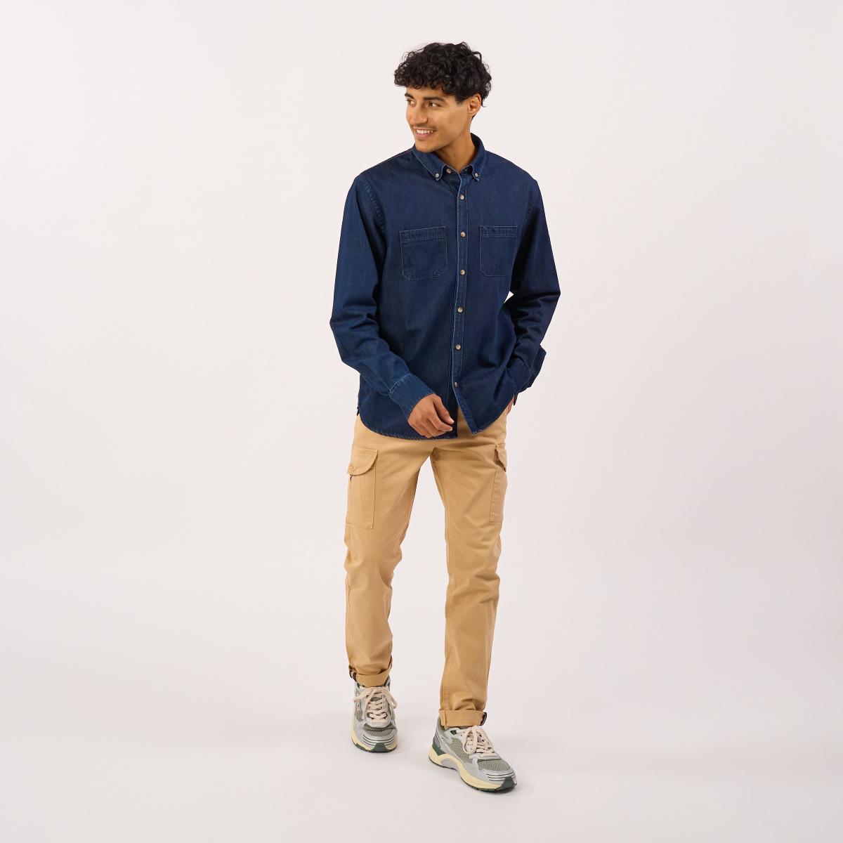 Pantalon cargo - Taupe - Marron