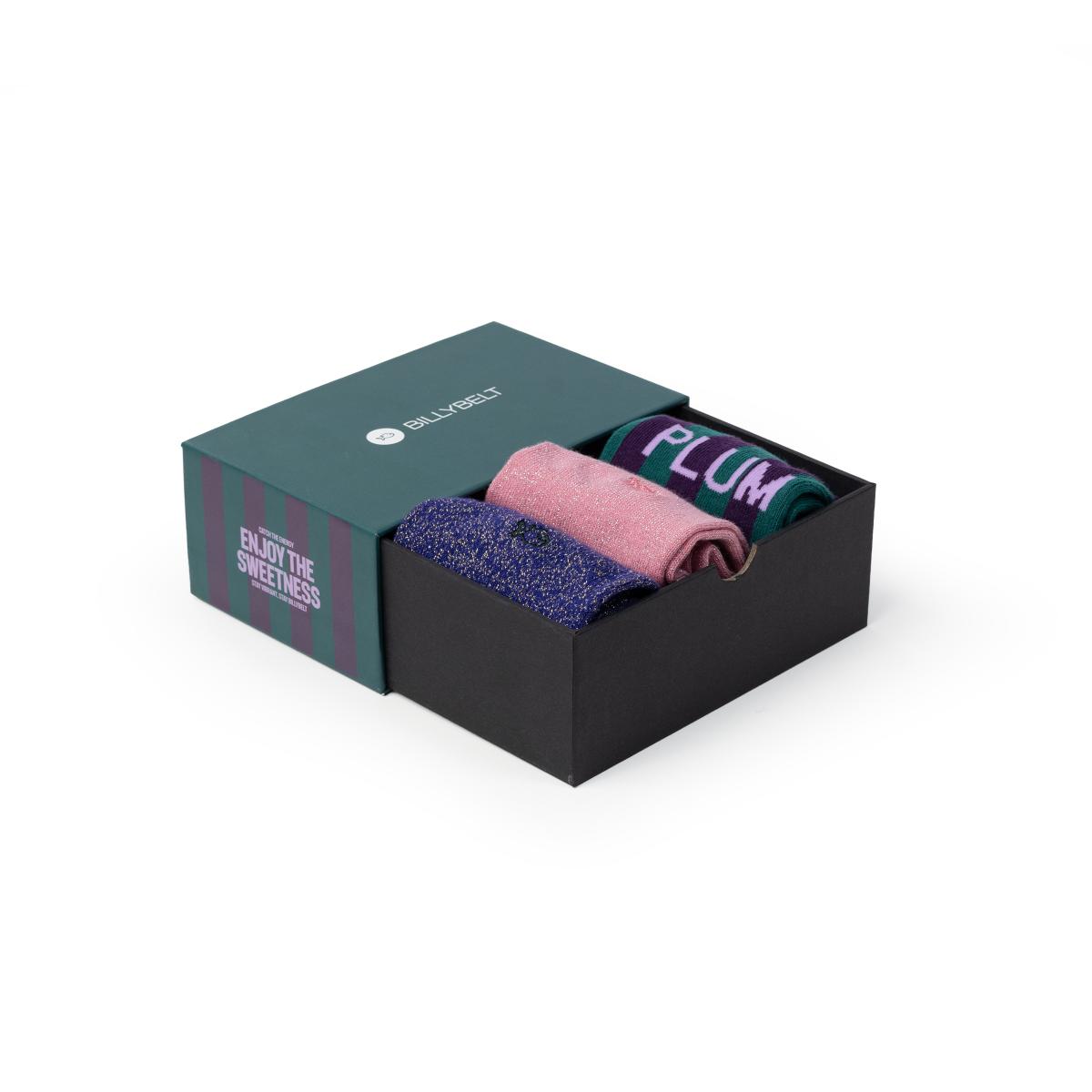 Coffret de chaussettes femme - Enjoy the sweetness - Rose