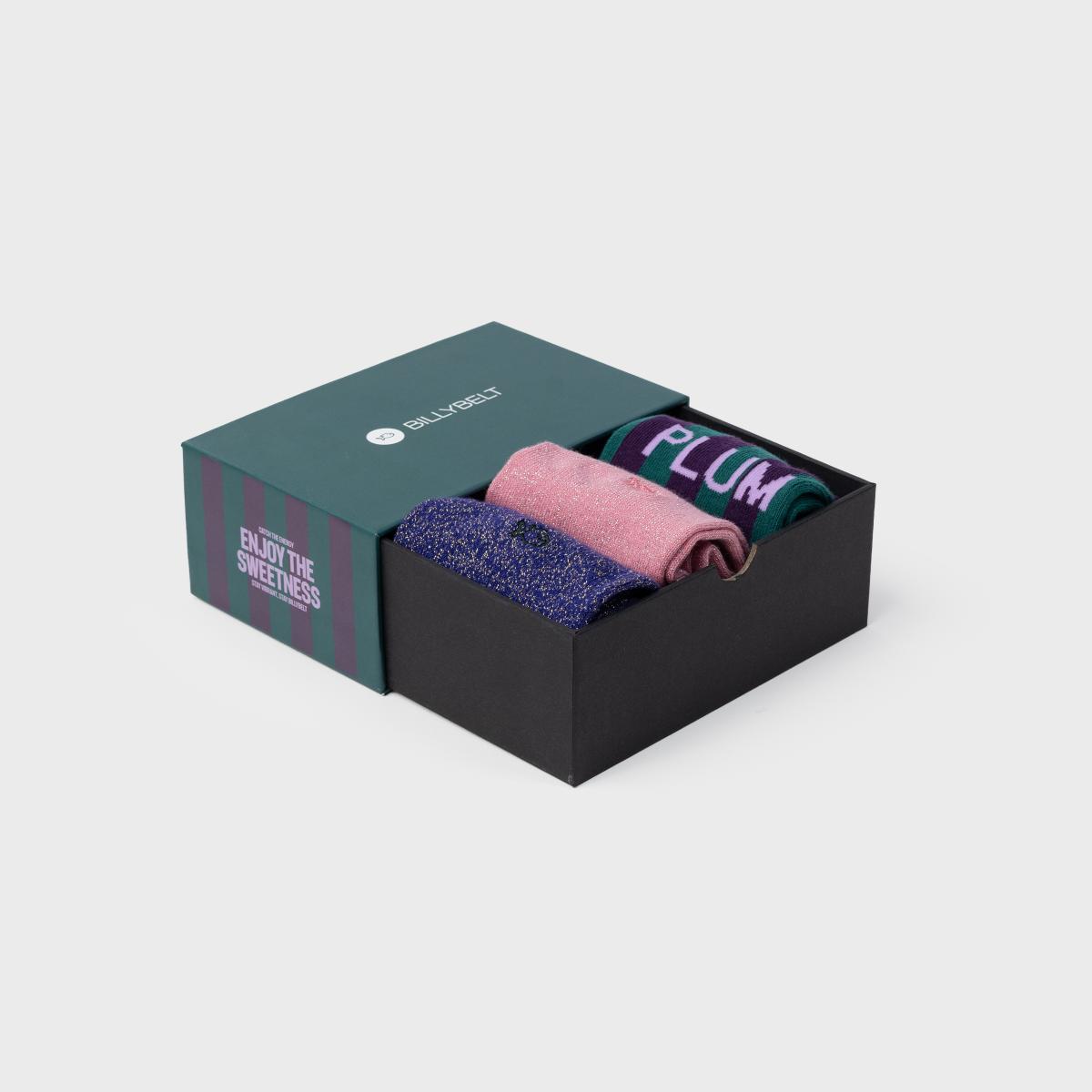 Coffret de chaussettes femme - Enjoy the sweetness - Rose