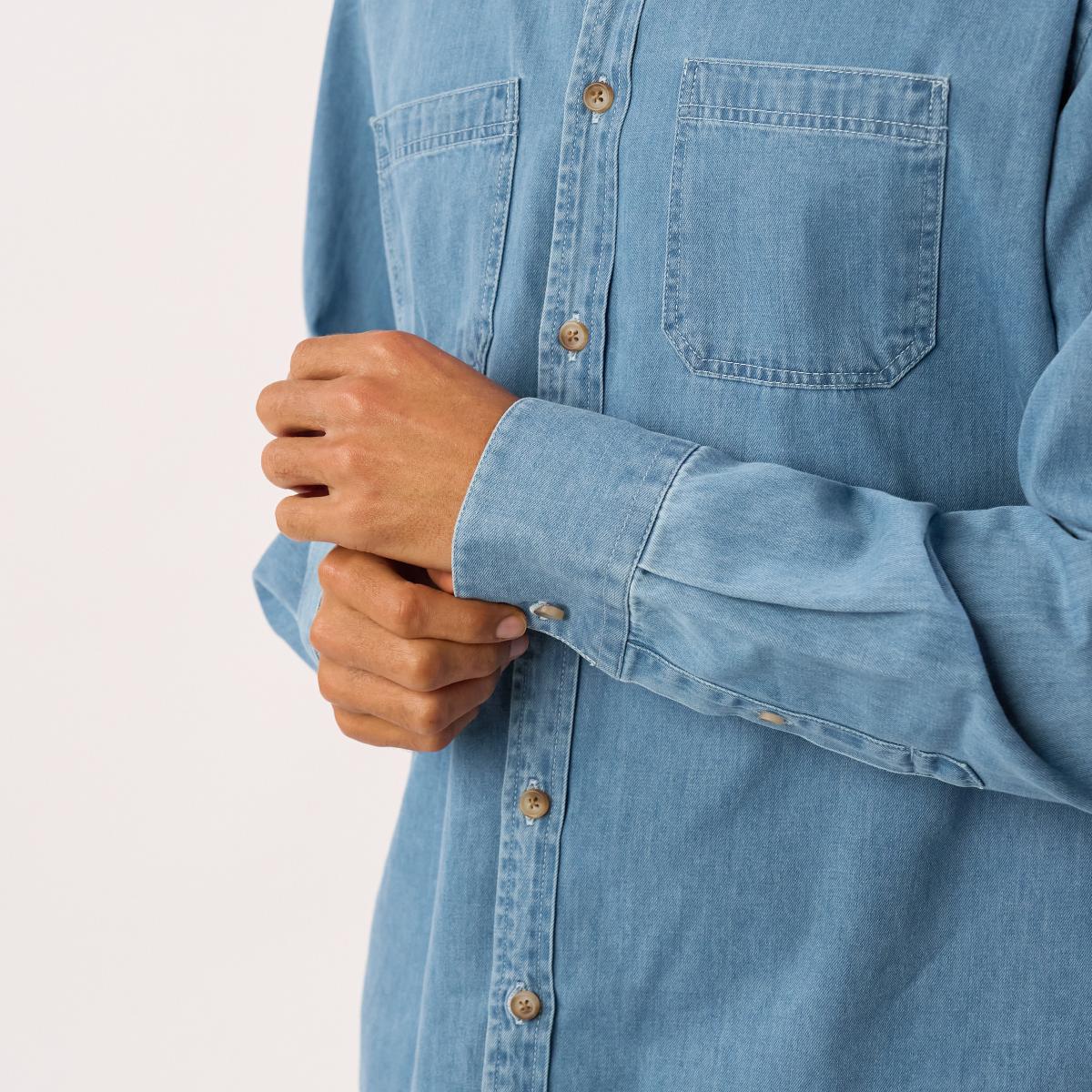 Chemise en denim - Bleu ciel