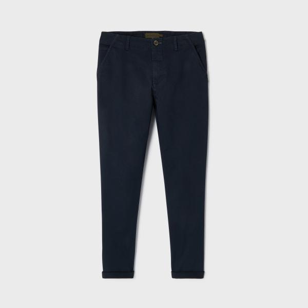 Chinobroek - Marine - Blauw