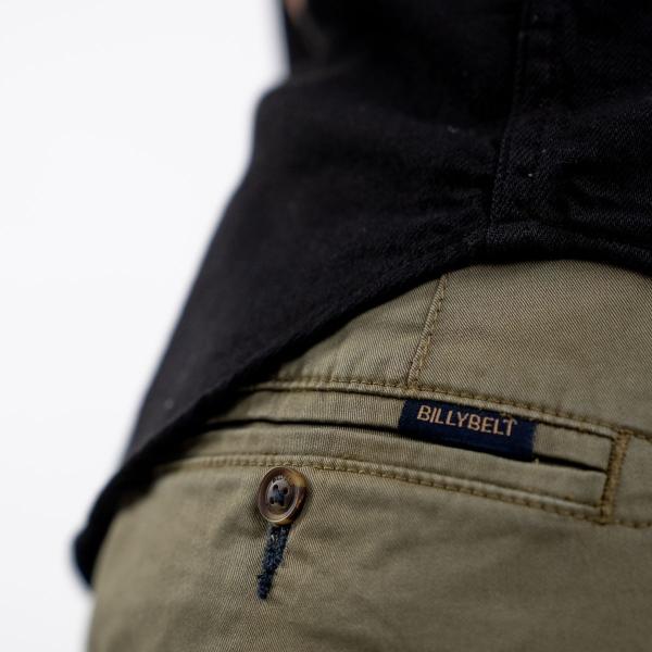 Pantalon chino - Kaki - Vert