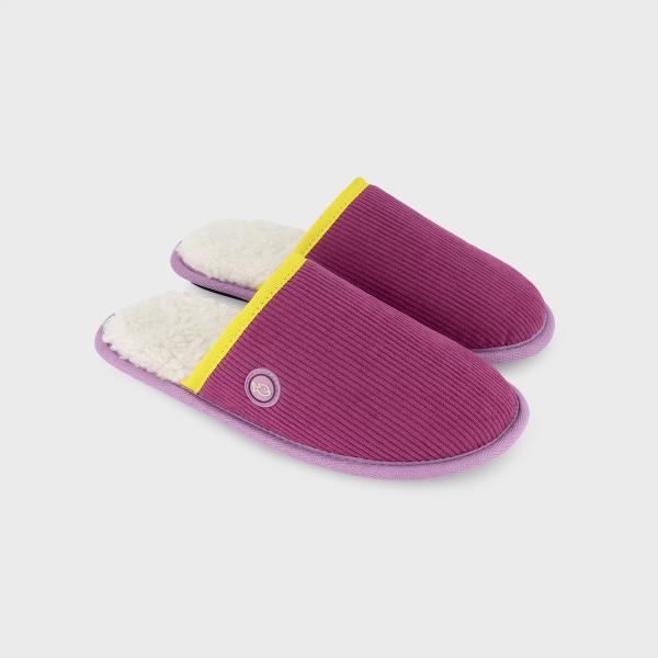Fluwelen pantoffels - Roze