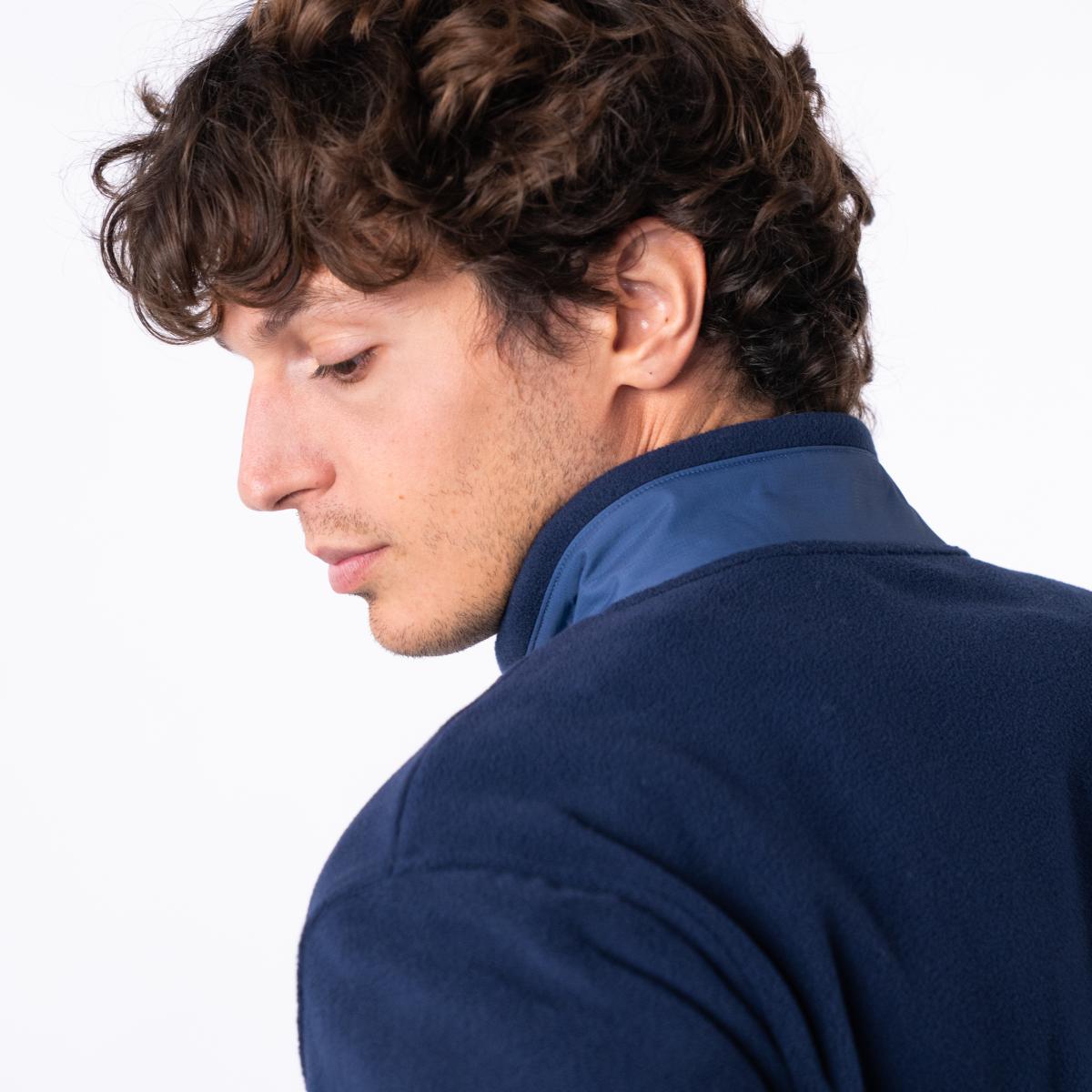 Fleece sweater - Marine - Blauw