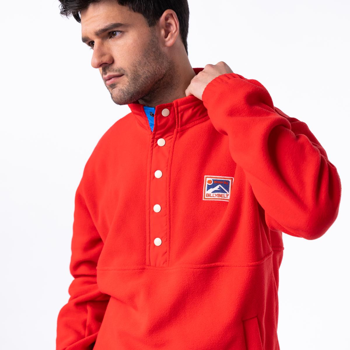 Sweat en polaire - Rouge