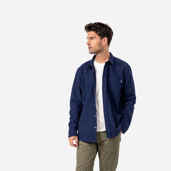 Denim overshirt - Marine - Blauw