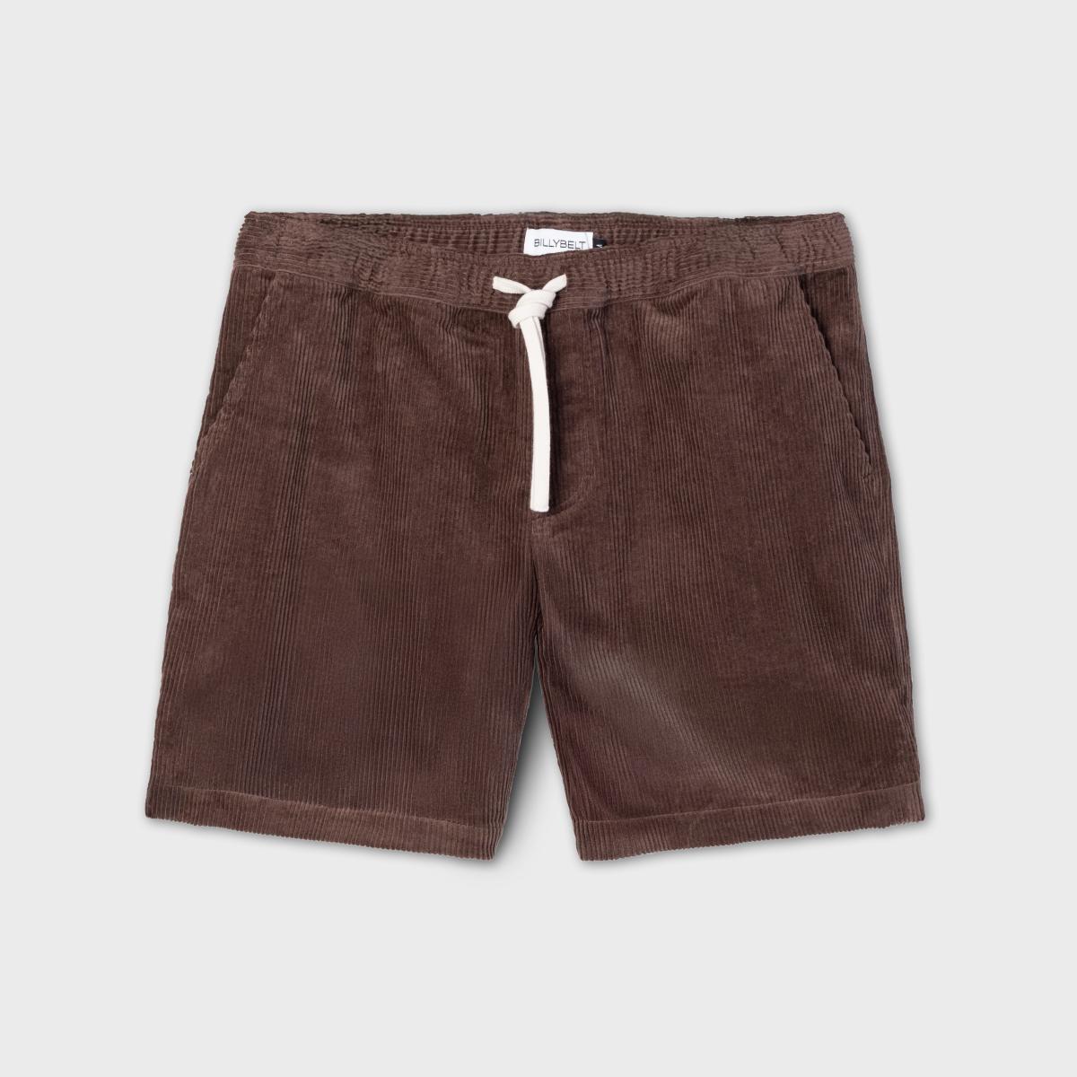 Short en velours - Marron