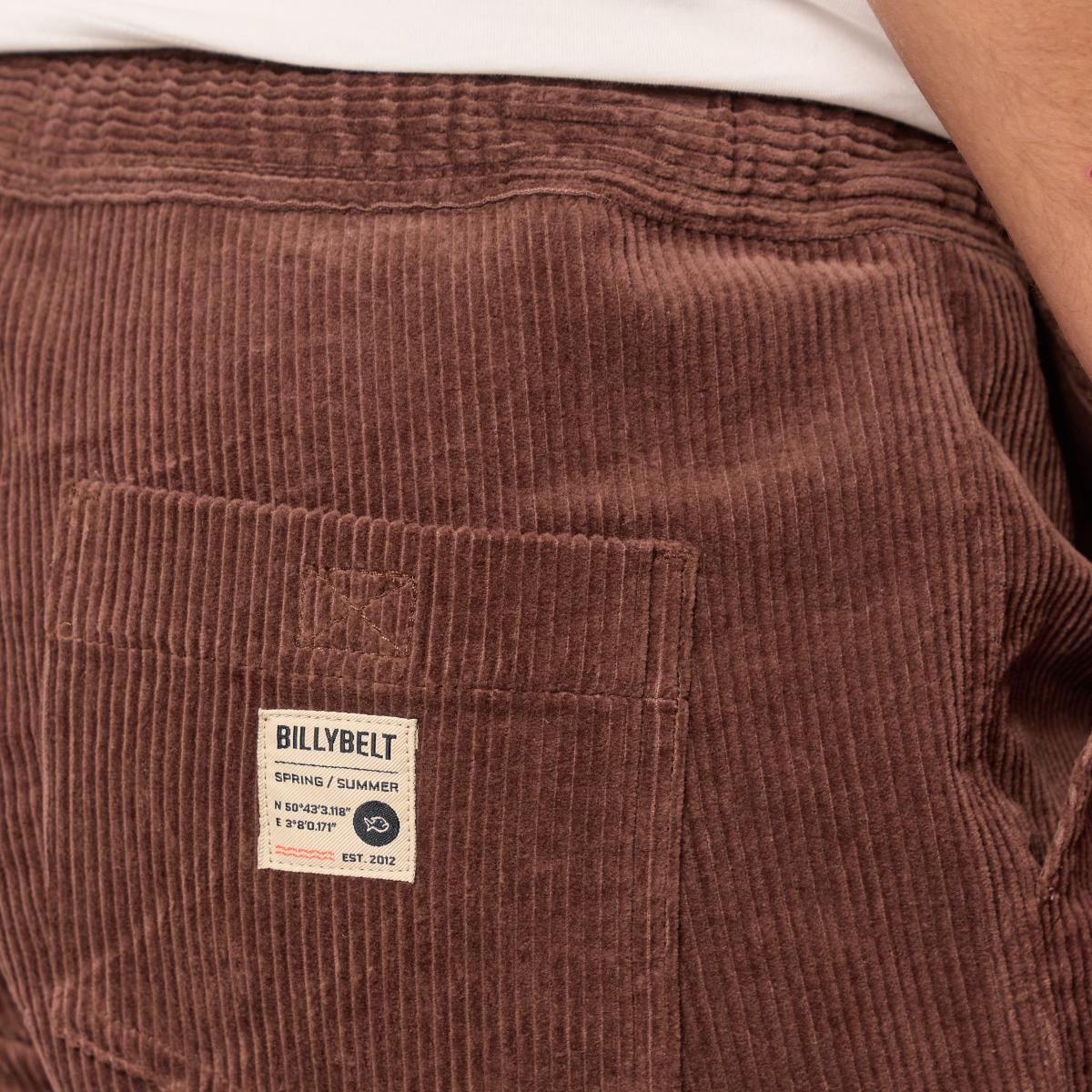 Short en velours - Marron