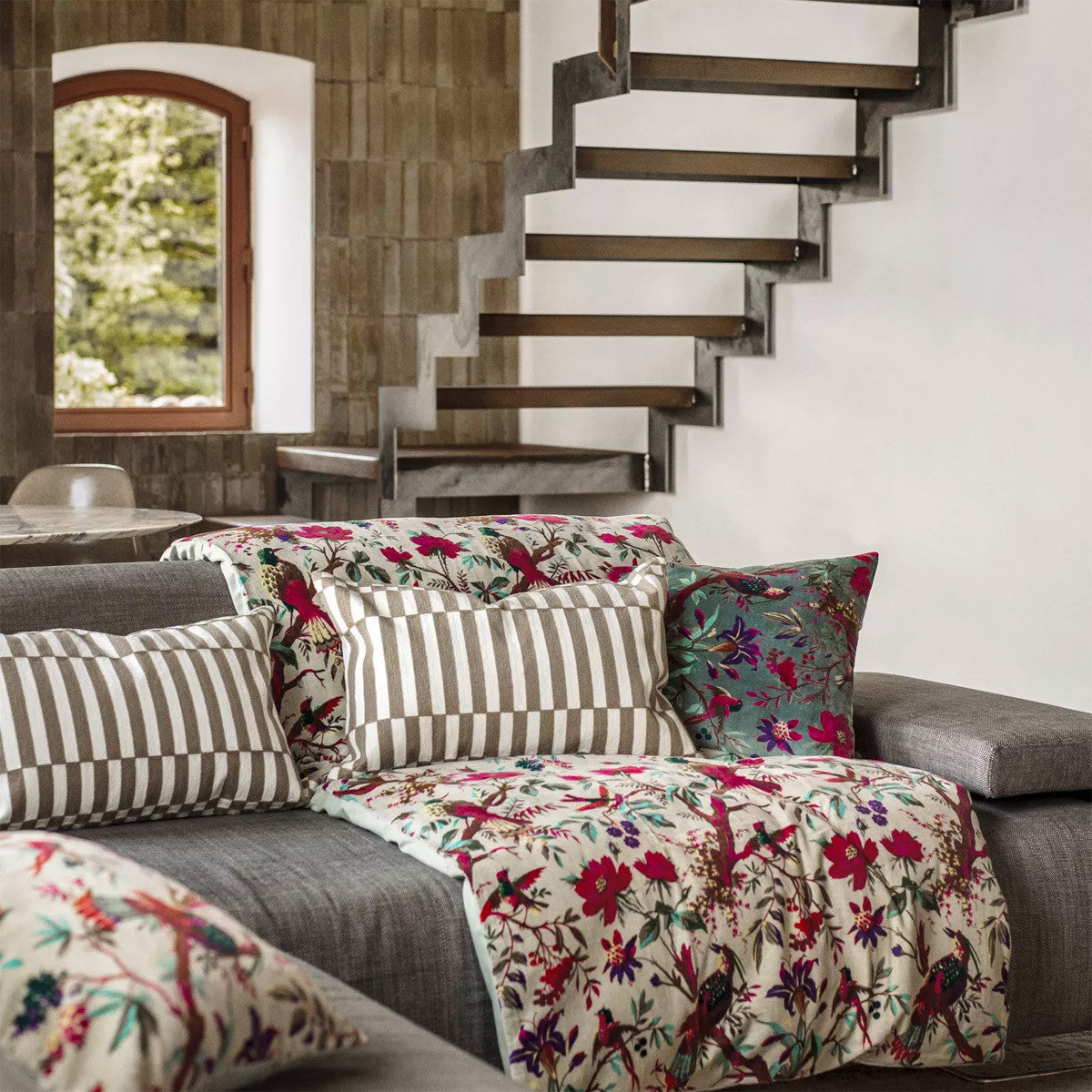 Kussensloop - Cancun En Coton Brodé - Lin