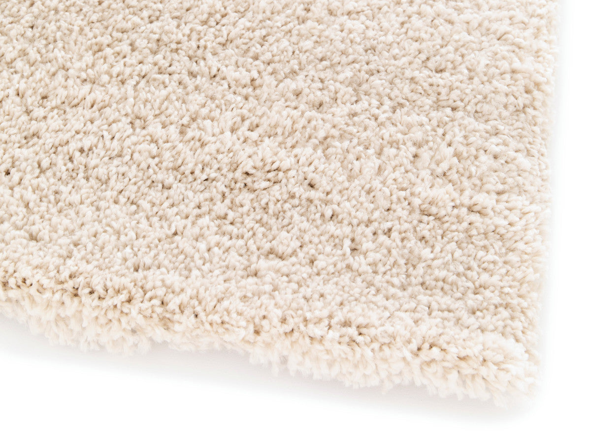 ADELINE vloerkleed met halflang haar abstract motief - Geel