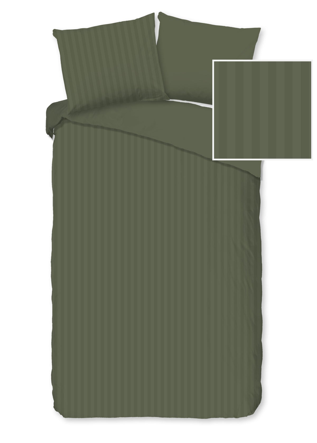 Descanso - Dekbedovertrek - Hotel Sevilla - Olive Green