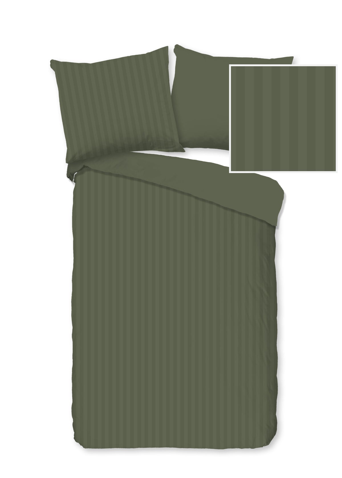 Descanso - Dekbedovertrek - Hotel Sevilla - Olive Green