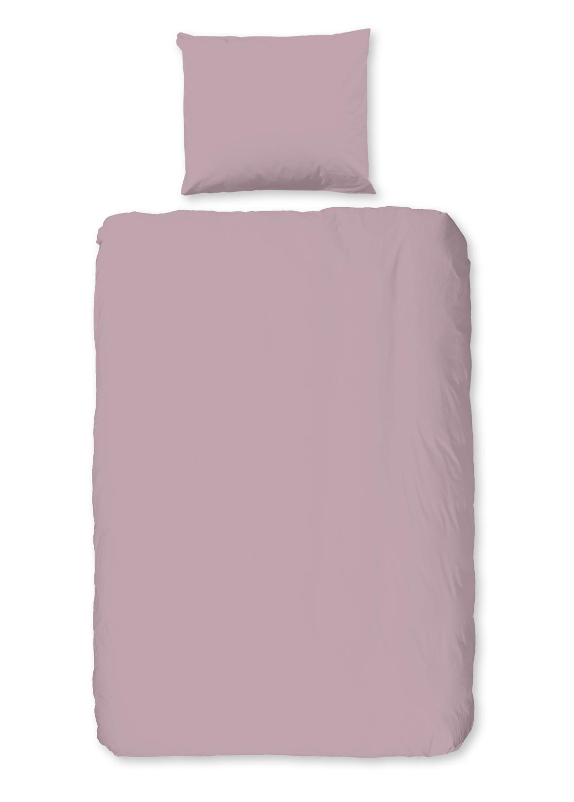 Good Morning - Dekbedovertrek - Uni - Soft Pink