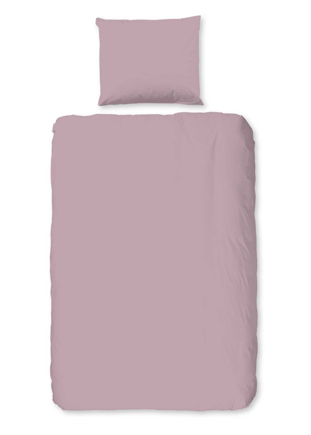 Good Morning - Dekbedovertrek - Uni - Soft Pink
