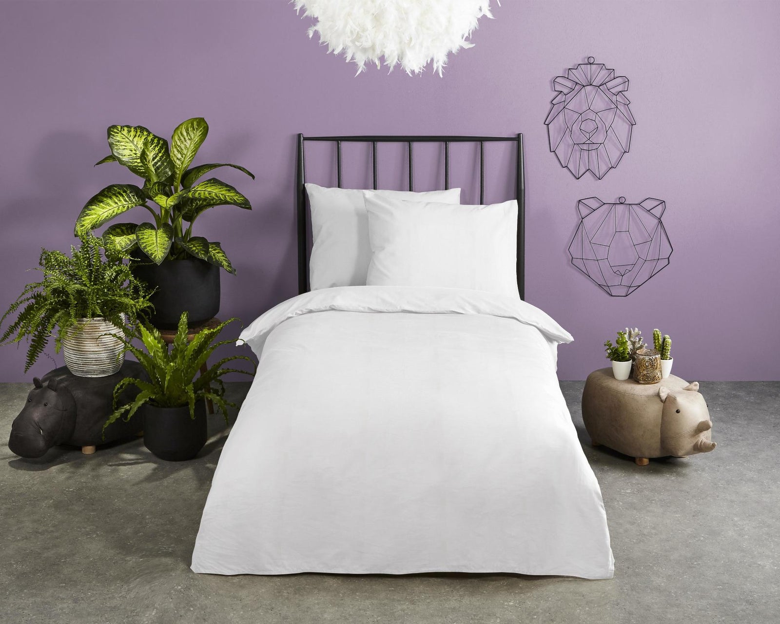 Hip - Housse De Couette - Uni - White