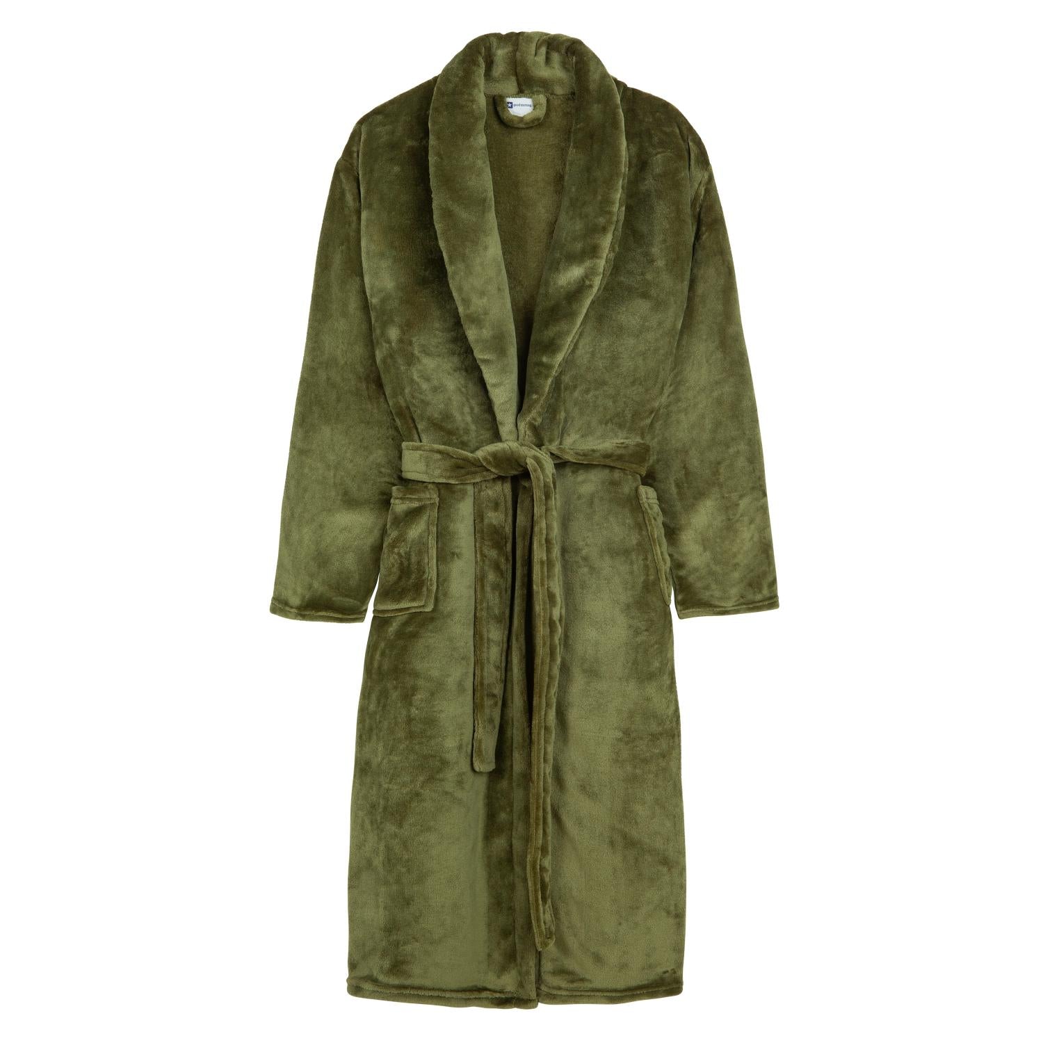 Good Morning - Badjas - Uni - Olive Green