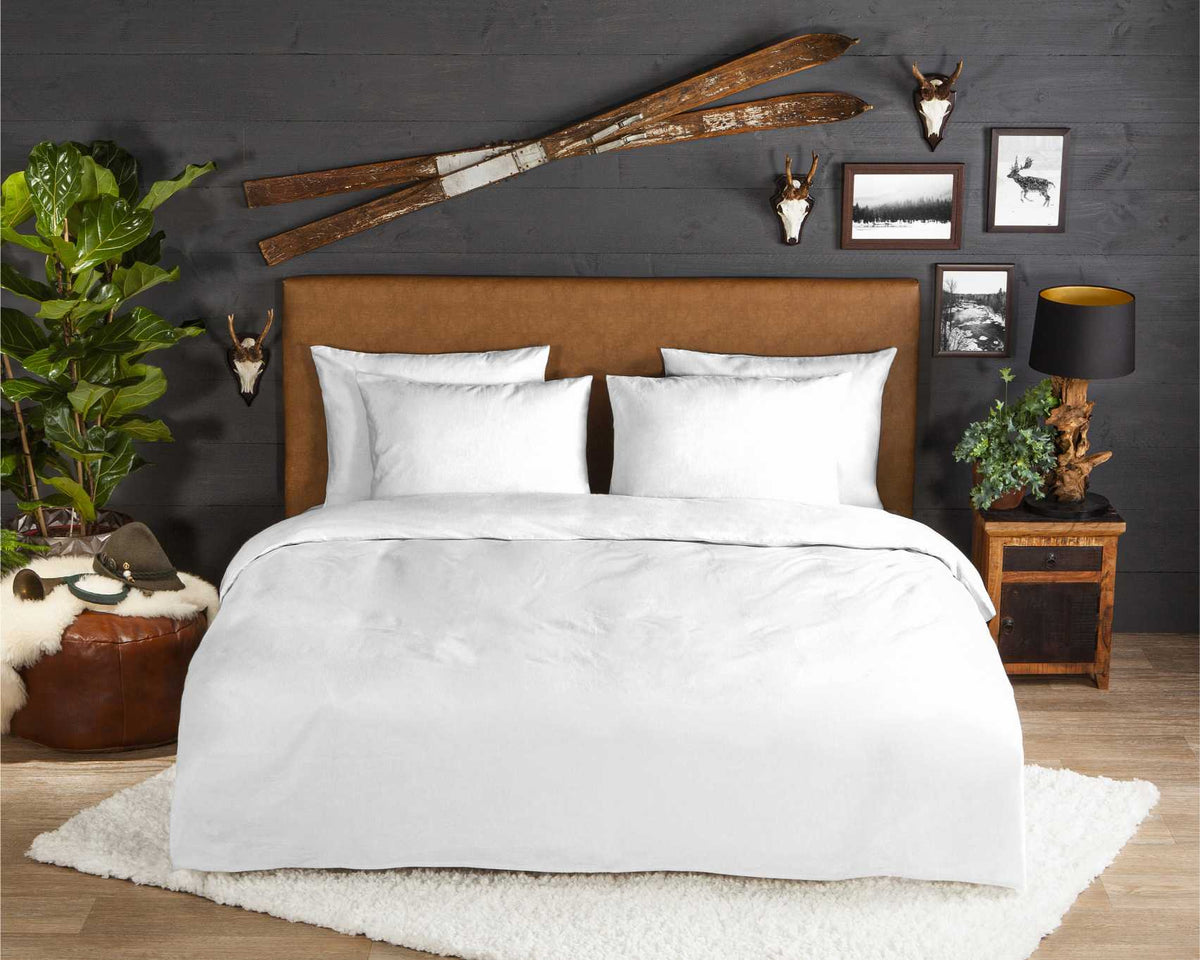 Good Morning - Dekbedovertrek - Uni - White