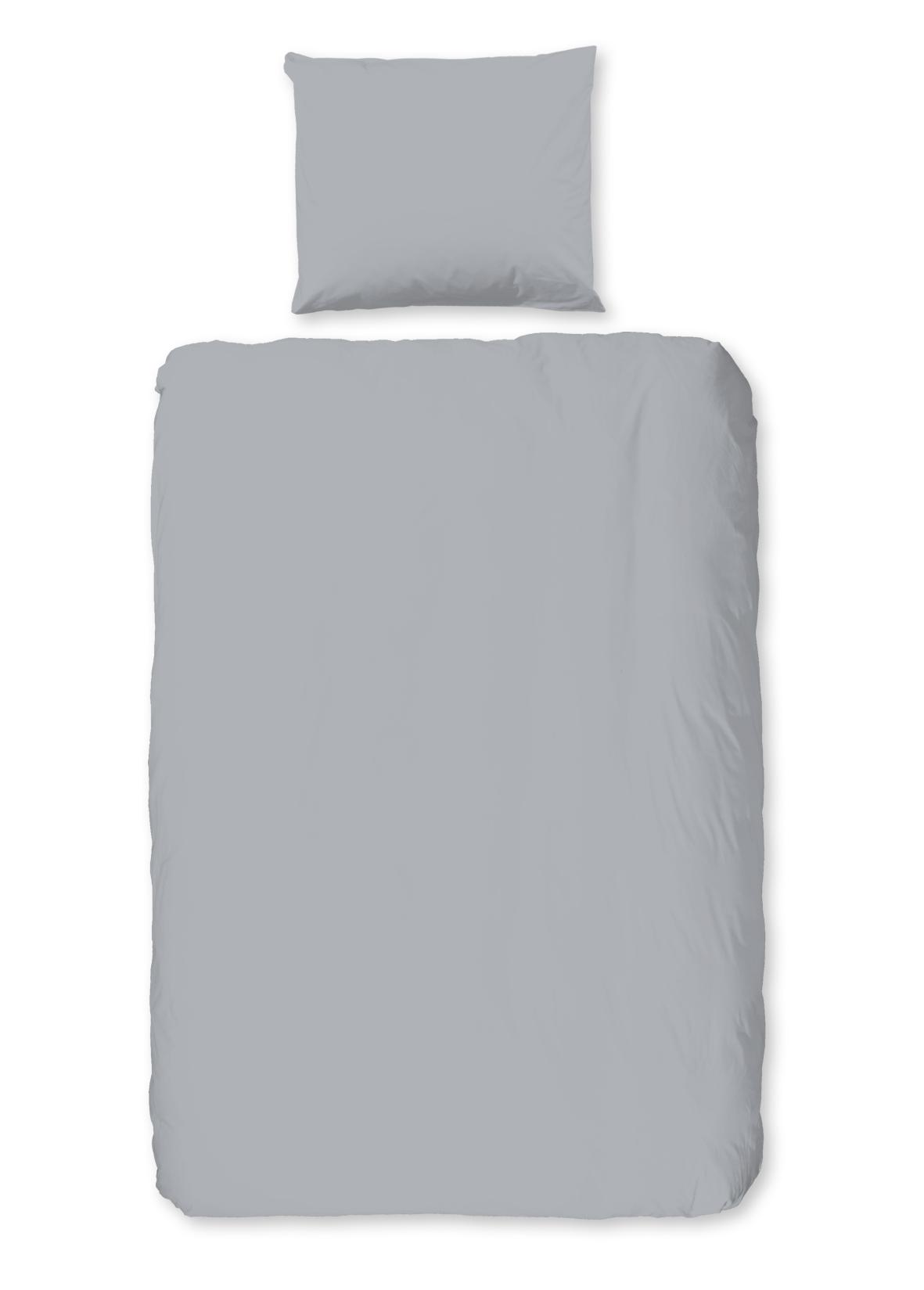 Good Morning - Dekbedovertrek - Uni - Silver