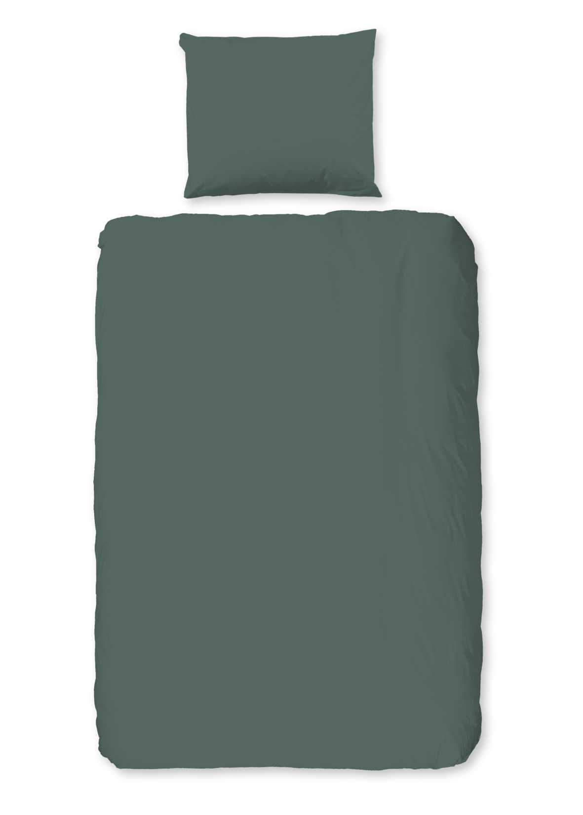 Good Morning - Housse De Couette - Uni - Olive Green
