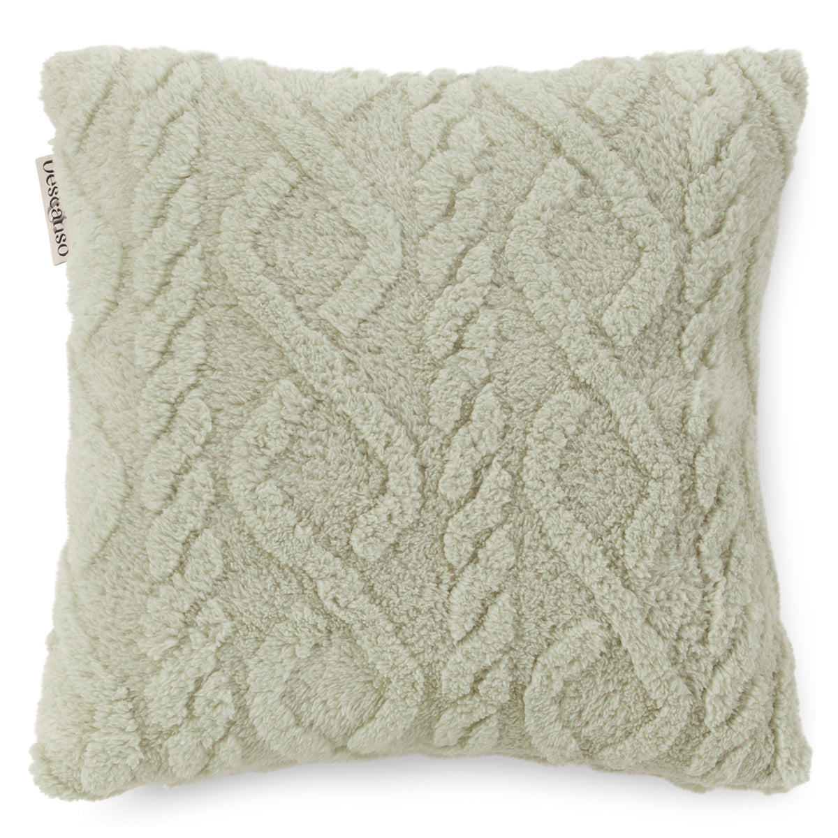 Descanso - Coussin décoratif - Jacquard teddy - Light Sage