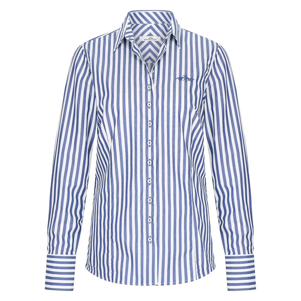 0404103609 - Blouse HVSSasha  - 5001 - Navy - 46