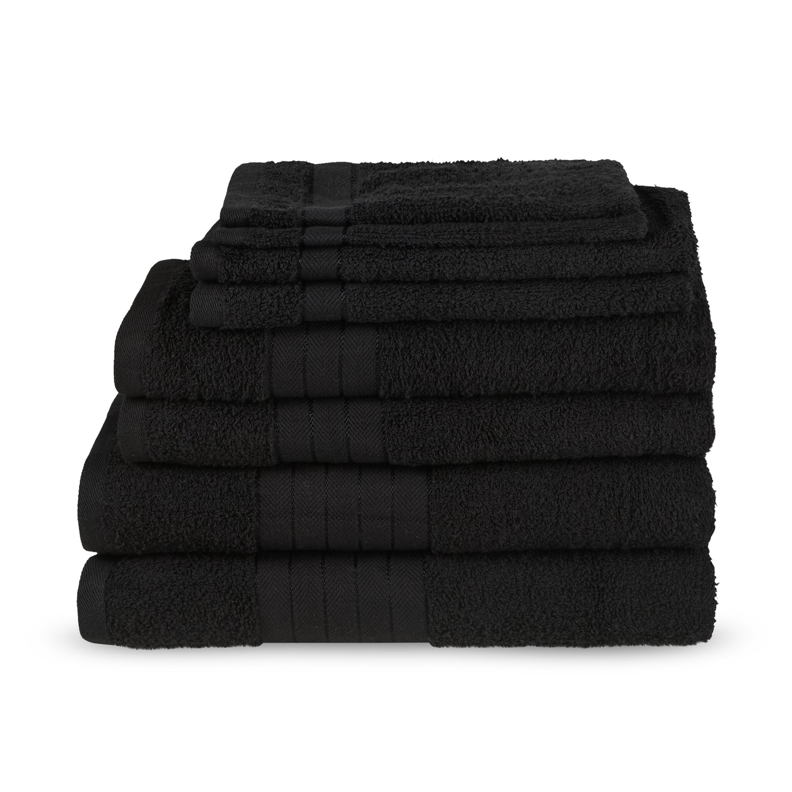 Good Morning - Uni serviette - Uni - Black