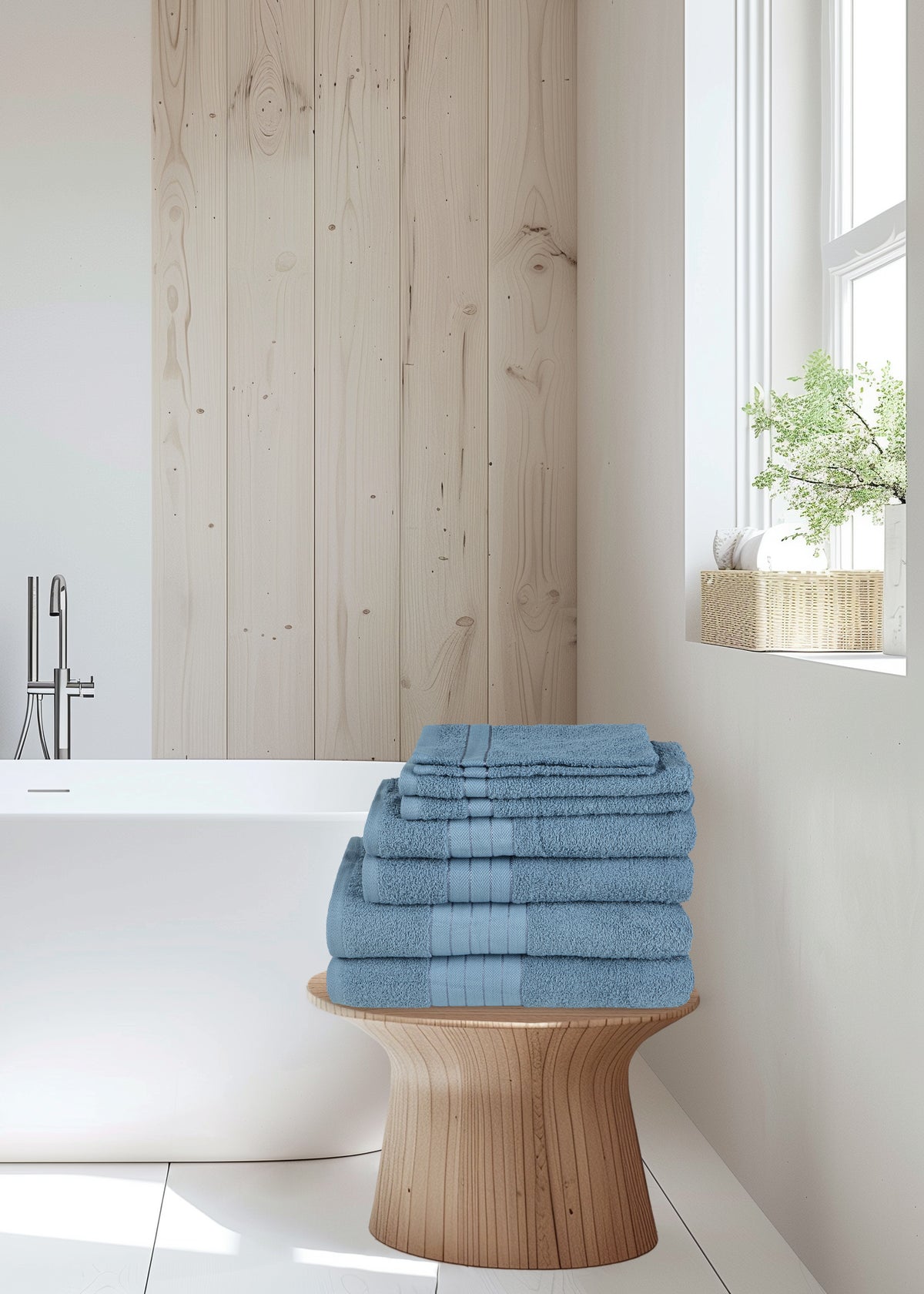 Good Morning - Uni serviette - Uni - Blue