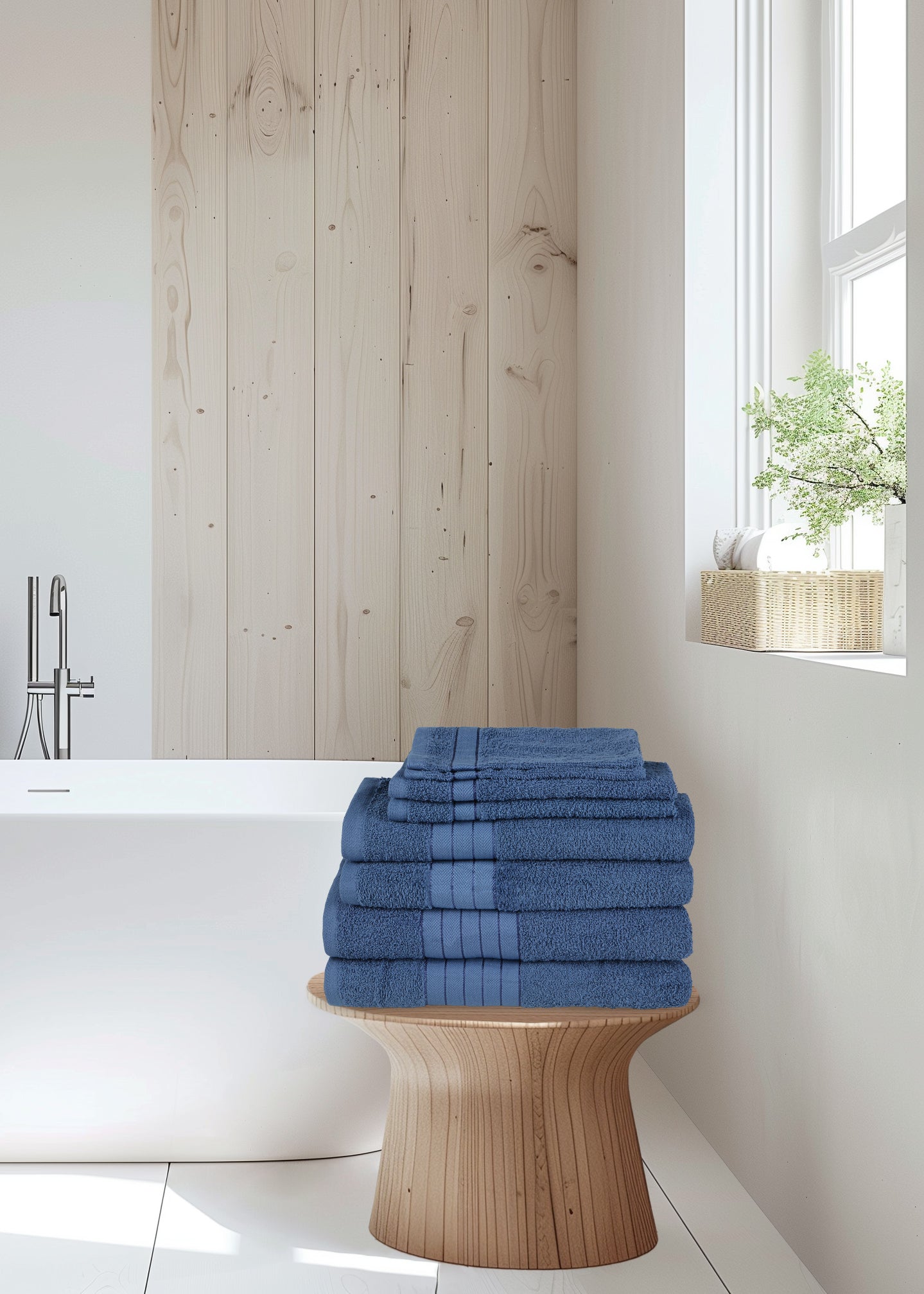Good Morning - Uni serviette - Uni - Denim