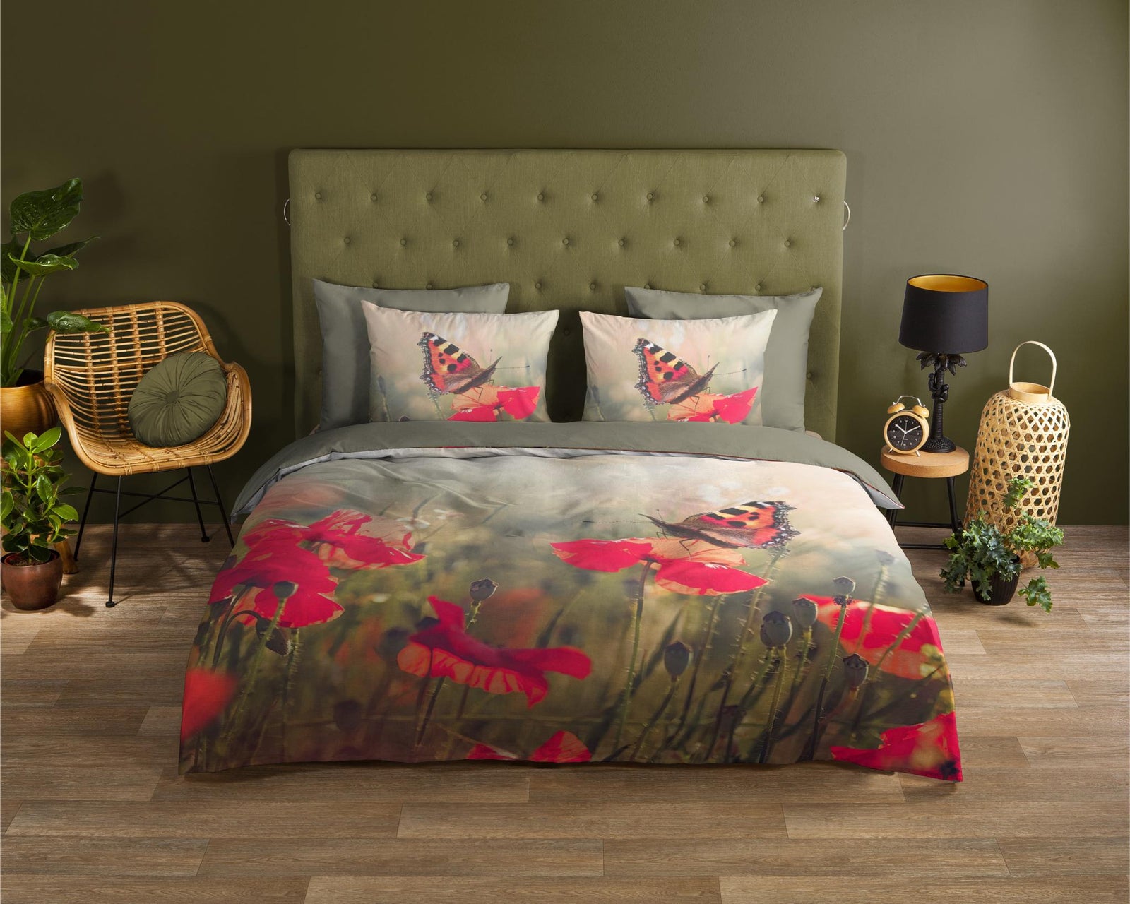 Good Morning - Dekbedovertrek - Poppies - Multi