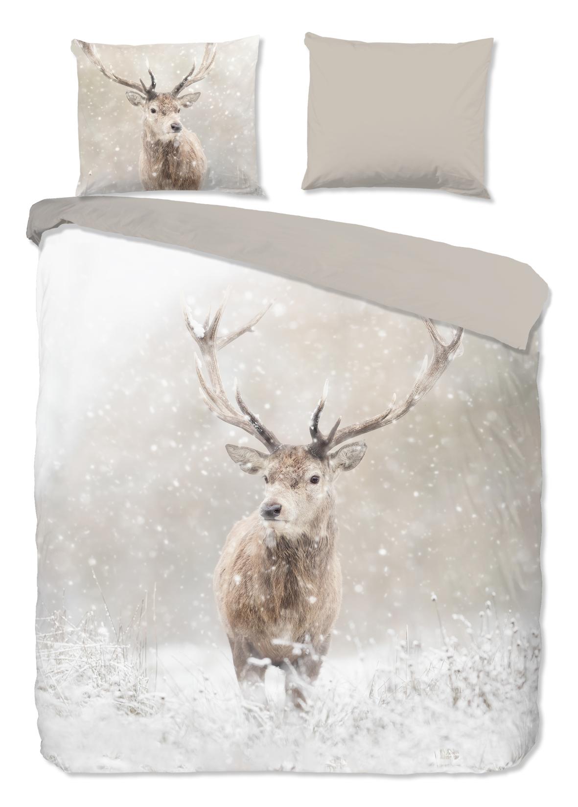 Good Morning - Dekbedovertrek - Snowydeer - Sand