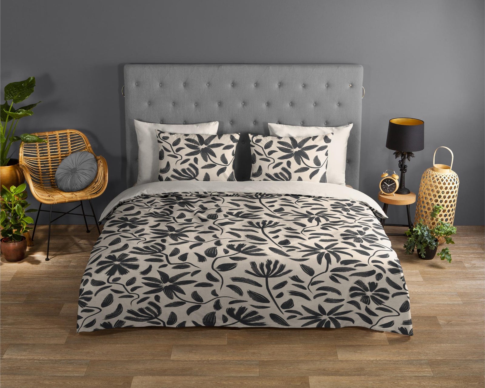 Good Morning - Dekbedovertrek - Emilia - Ecru