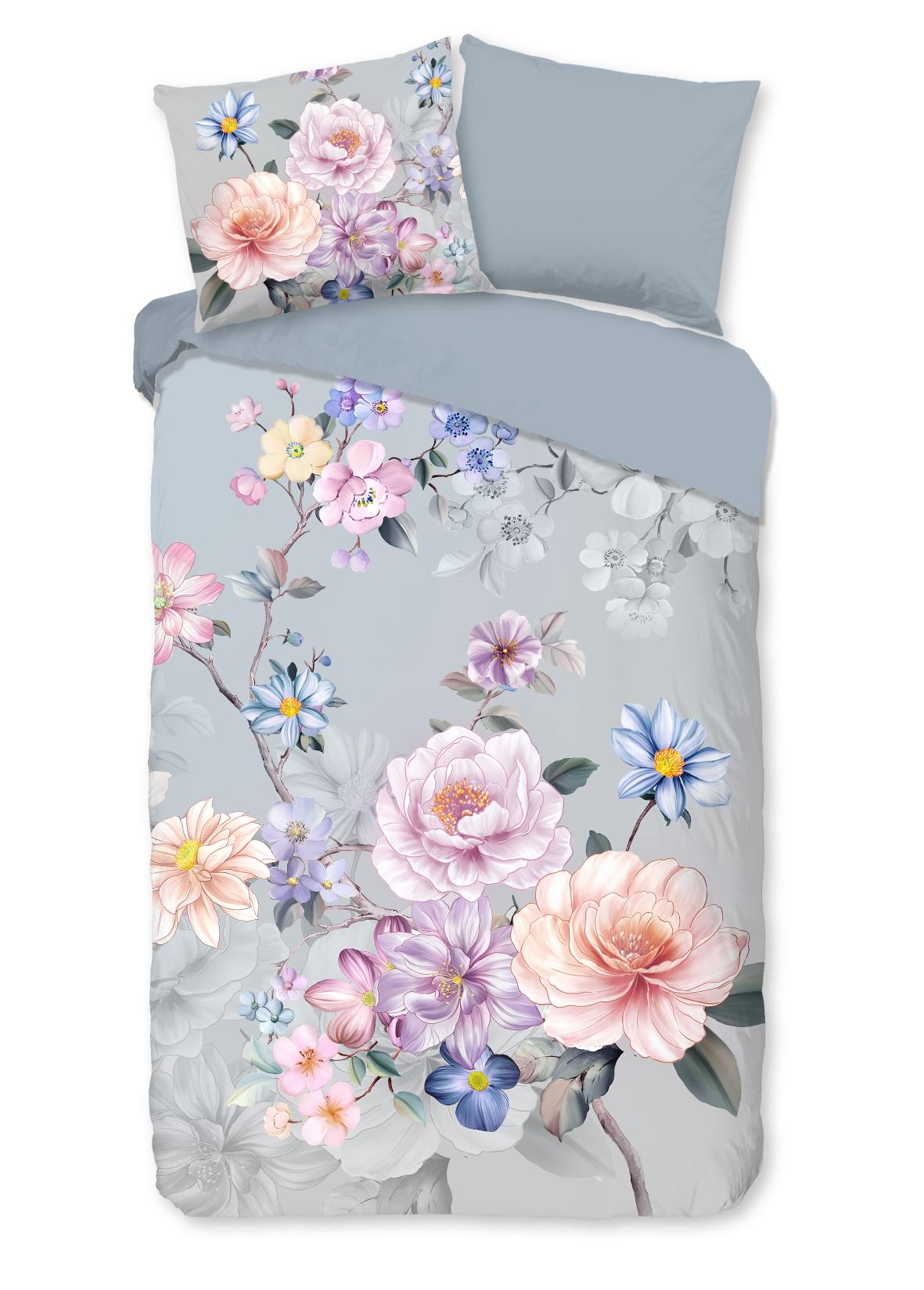 Good Morning - Dekbedovertrek - Elena - Grey