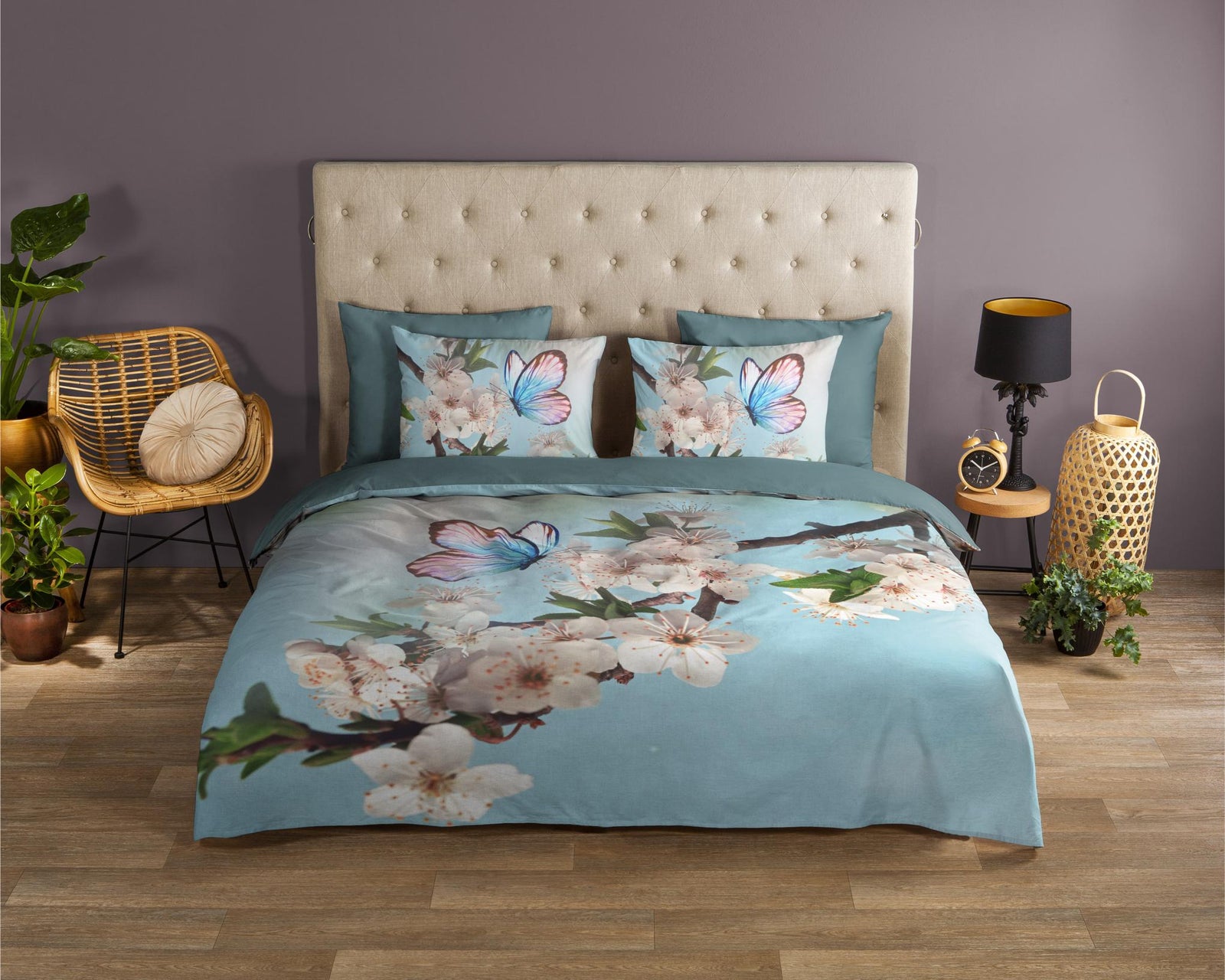 Good Morning - Dekbedovertrek - Mayla - Aqua