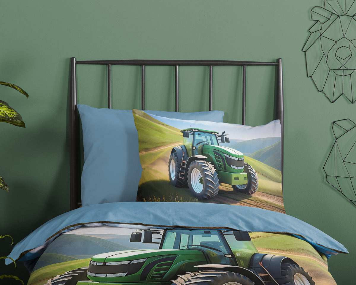 Good Morning - Dekbedovertrek - Aart - Green