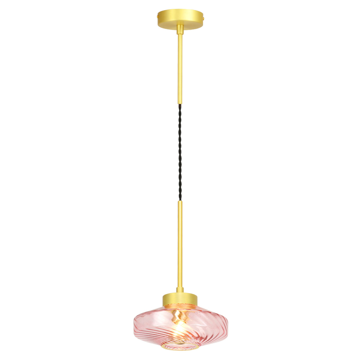 Roxanne - Petite Suspension - Rose Spinelle