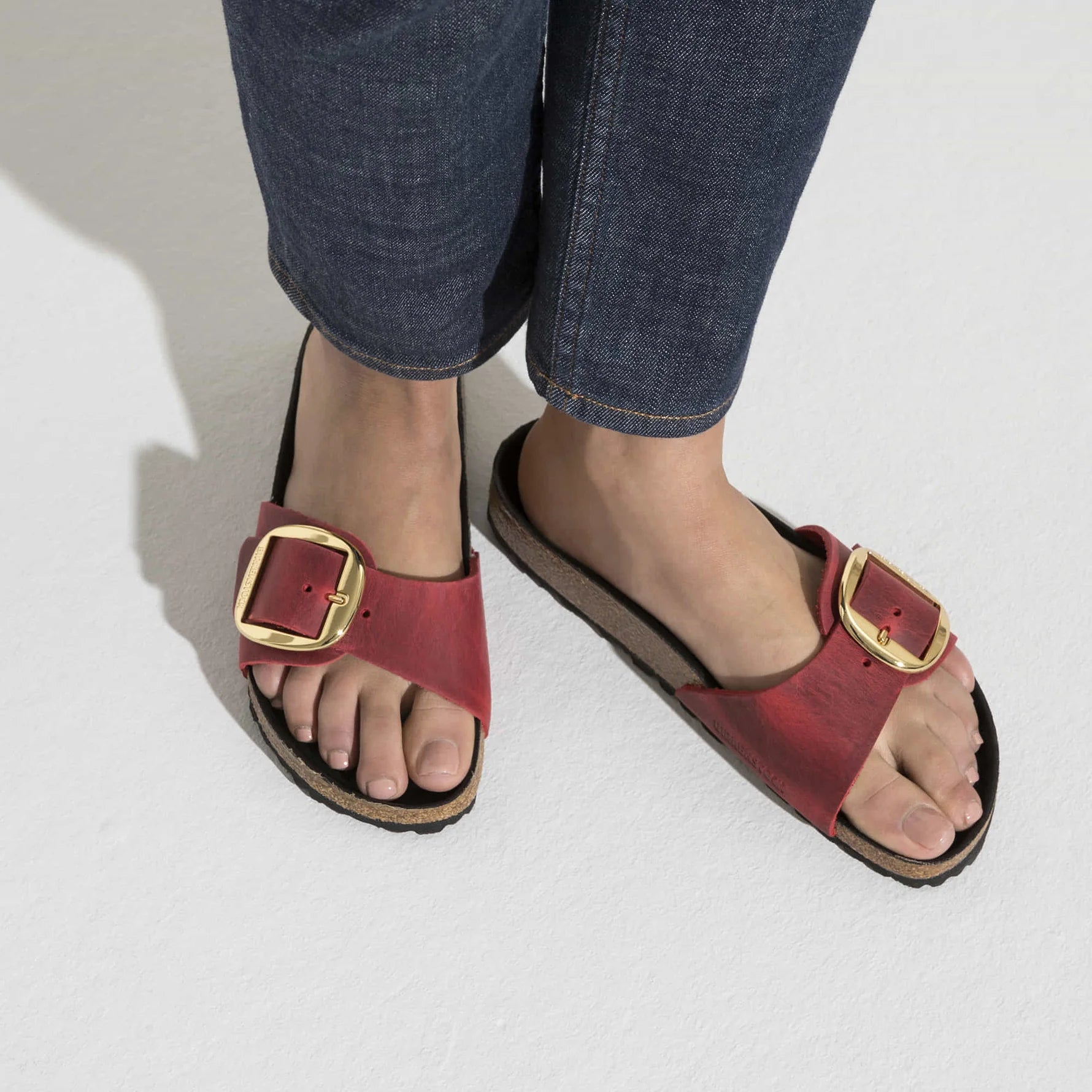 Madrid Big Buckle Fire Red