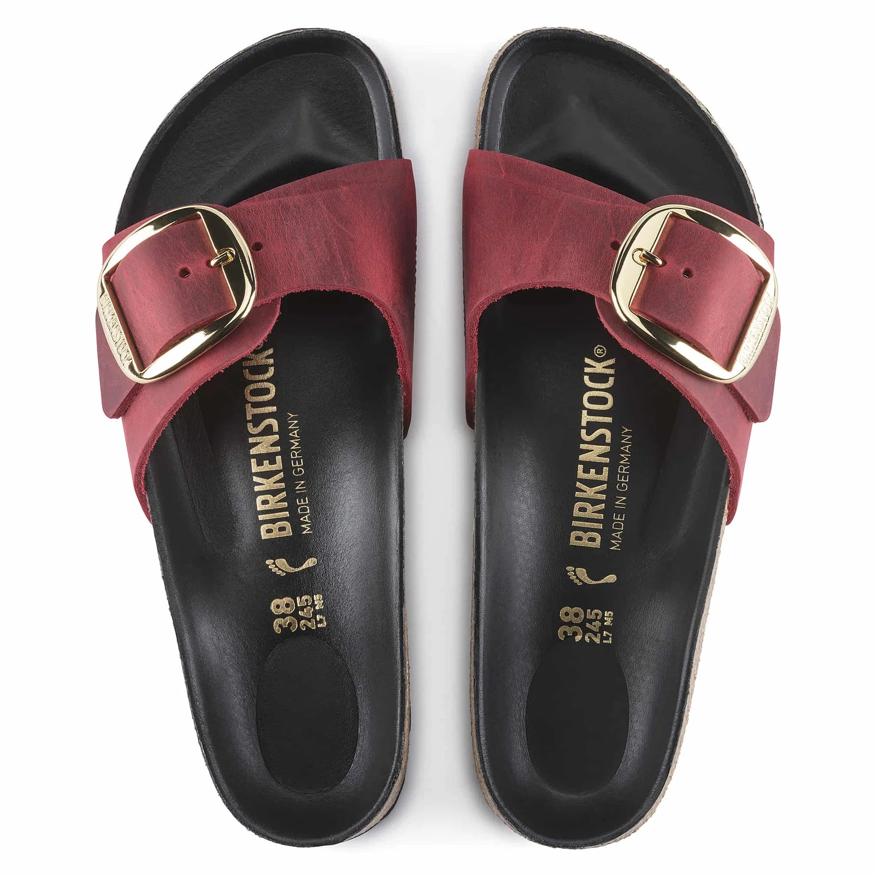 Madrid Big Buckle Fire Red