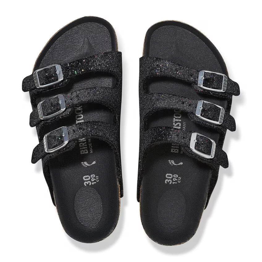 Florida Kids Velvet Glitter Black