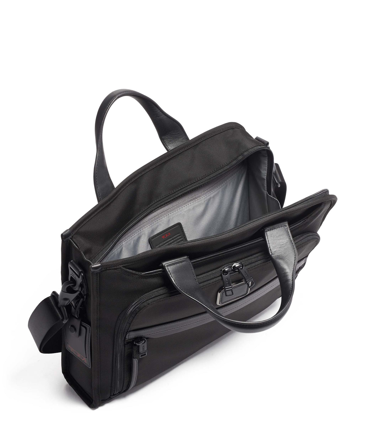 Alpha 3 Slim Deluxe Portfolio - Black